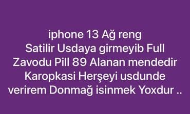 IPhone 13, Ağ lalafo.az -da IPhone 13, Ağ