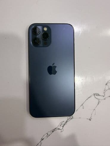 IPhone 12 Pro Max, 128 GB, Pacific Blue, Face ID lalafo.az -da IPhone 12 Pro Max, 128 GB, Pacific Blue, Face ID