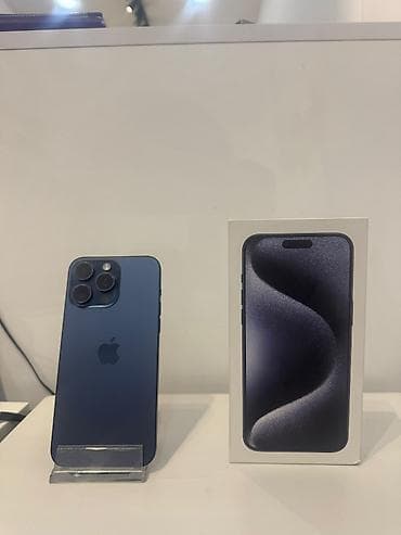 IPhone 15 Pro Max, 256 GB, Blue Titanium, Zəmanət lalafo.az -da IPhone 15 Pro Max, 256 GB, Blue Titanium, Zəmanət