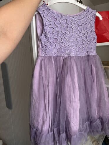 Uşaq üçün bənövşəyi rəngdə zərif paltar. - Üst hissə: krujeva lalafo.az -da Uşaq üçün bənövşəyi rəngdə zərif paltar. - Üst hissə: krujeva