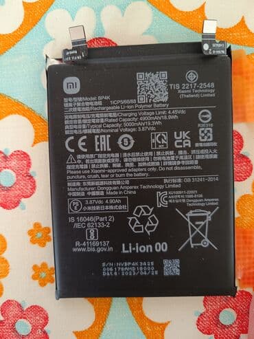Satılır işlənmiş original batareya Xiaomi Redmi Note 12 pro 5G lalafo.az -da Satılır işlənmiş original batareya Xiaomi Redmi Note 12 pro 5G