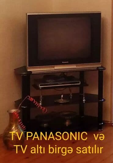 İKİSİ BİR YERDƏ SATILIR!!! TƏCİLİ!!! Panasonic Tv və TV altlığı lalafo.az -da İKİSİ BİR YERDƏ SATILIR!!! TƏCİLİ!!! Panasonic Tv və TV altlığı