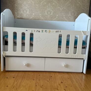 Oğlan və qız üçün, İşlənmiş, Dördbucaq, Beşik, Dəst ilə, Matras ilə, Yellənmə mexanizmsiz lalafo.az -da Oğlan və qız üçün, İşlənmiş, Dördbucaq, Beşik, Dəst ilə, Matras ilə, Yellənmə mexanizmsiz