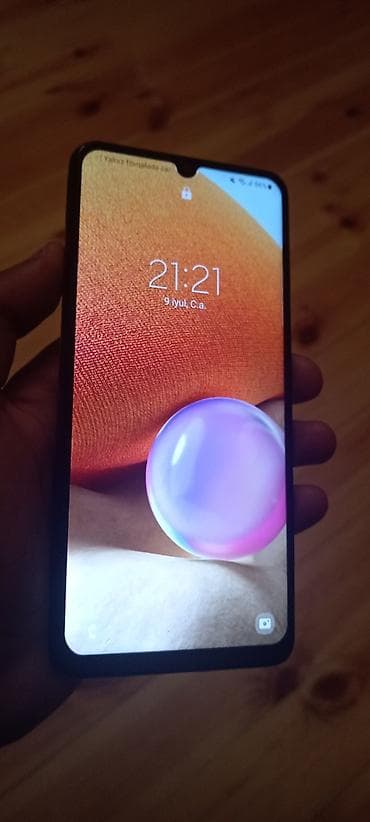 Samsung Galaxy A32, 64 GB, rəng - Qara, Barmaq izi lalafo.az -da Samsung Galaxy A32, 64 GB, rəng - Qara, Barmaq izi