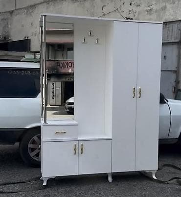 2 qapılı, Güzgülü, Ağ, Digər material, Açılan, Düz dolab lalafo.az -da 2 qapılı, Güzgülü, Ağ, Digər material, Açılan, Düz dolab