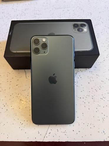 IPhone 11 Pro, Matte Midnight Green, Face ID lalafo.az -da IPhone 11 Pro, Matte Midnight Green, Face ID