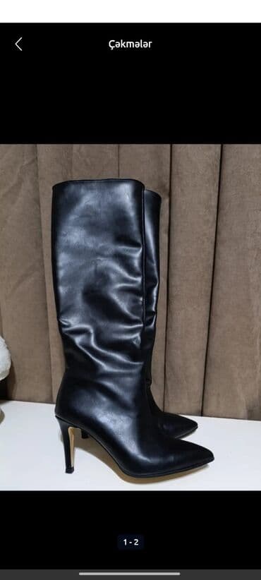 Uzunboğaz, Ölçü: 36, rəng - Qara, İşlənmiş lalafo.az -da Uzunboğaz, Ölçü: 36, rəng - Qara, İşlənmiş