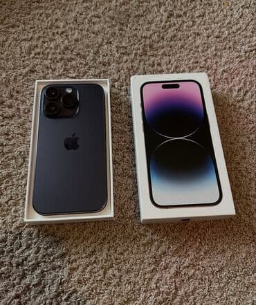 IPhone 14 Pro, 256 GB, Deep Purple, Zəmanət, Simsiz şarj, Face ID lalafo.az -da IPhone 14 Pro, 256 GB, Deep Purple, Zəmanət, Simsiz şarj, Face ID