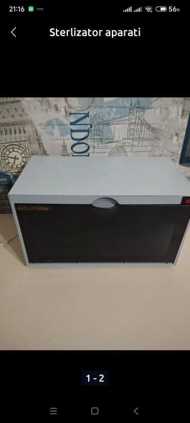 Sterilizator aparatı – GOLDTERM - UV sterilizasiya üçün stolüstü lalafo.az -da Sterilizator aparatı – GOLDTERM - UV sterilizasiya üçün stolüstü