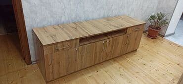 İşlənmiş, Düz TV altlığı, Polkalı, Laminat lalafo.az -da İşlənmiş, Düz TV altlığı, Polkalı, Laminat