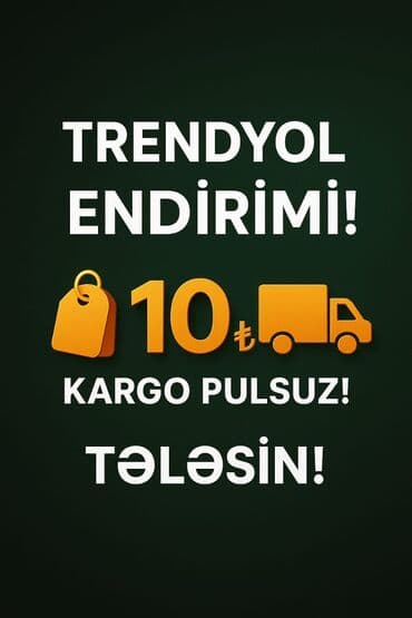 Trendyoldan istədiyin məhsulu biz gətiririk 📦 10 AZN endirim + pulsuz lalafo.az -da Trendyoldan istədiyin məhsulu biz gətiririk 📦 10 AZN endirim + pulsuz