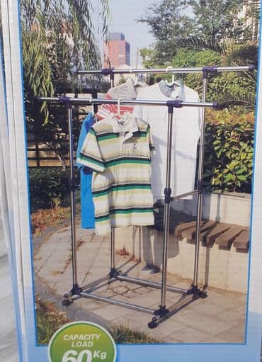 2 li paltar asılqanı. Təmiz paslanmaz materialdan. 60 kq qədər yük lalafo.az -da 2 li paltar asılqanı. Təmiz paslanmaz materialdan. 60 kq qədər yük