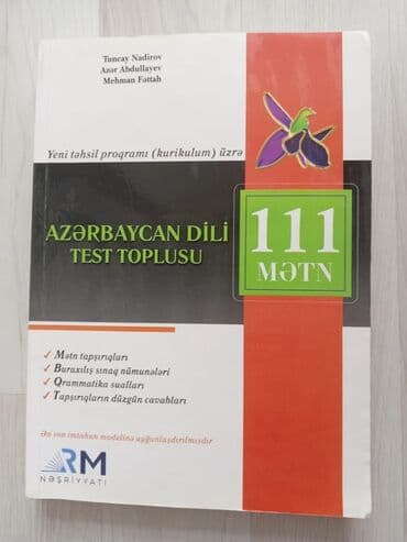 Azərbaycan dili Testlər 9-cu sinif, RM, 1-ci hissə, 2024 il lalafo.az -da Azərbaycan dili Testlər 9-cu sinif, RM, 1-ci hissə, 2024 il