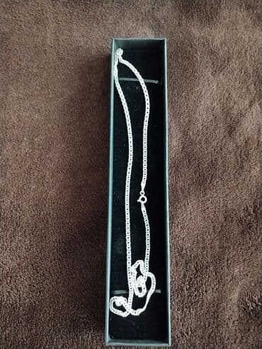 Gümüş 925 əyar. 9 qram. 60 mm. - Zəncir növü: klassik lalafo.az -da Gümüş 925 əyar. 9 qram. 60 mm. - Zəncir növü: klassik