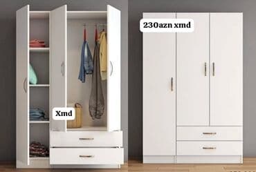 Açılan, 3 qapılı Düz dolab, Qarderob, paltar dolabı lalafo.az -da Açılan, 3 qapılı Düz dolab, Qarderob, paltar dolabı
