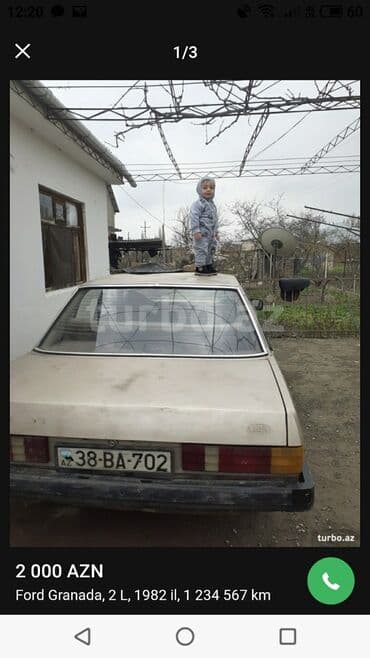 Ford Granada: 2 l | 1982 il 123456789 km Sedan lalafo.az -da Ford Granada: 2 l | 1982 il 123456789 km Sedan