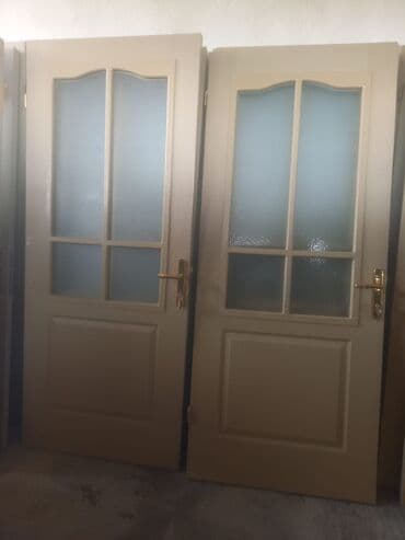 Потолок: İç qapılar dəsti - Material: ağac əsaslı (panel) qapılar, krem-bej at lalafo.az — 1 Потолок: İç qapılar dəsti - Material: ağac əsaslı (panel) qapılar, krem-bej — 1