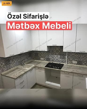 Özəl sifarişlə mətbəx mebeli – minimalist və funksional dizayn - lalafo.az -da Özəl sifarişlə mətbəx mebeli – minimalist və funksional dizayn -