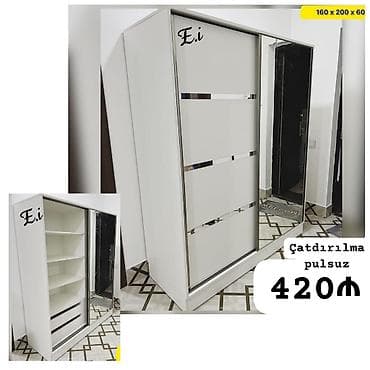 Kupe Dolab 420Azn💥 ✔️Rəng seçimi var Ölçü 200x160x60 ✔️ Çatdırılma lalafo.az -da Kupe Dolab 420Azn💥 ✔️Rəng seçimi var Ölçü 200x160x60 ✔️ Çatdırılma