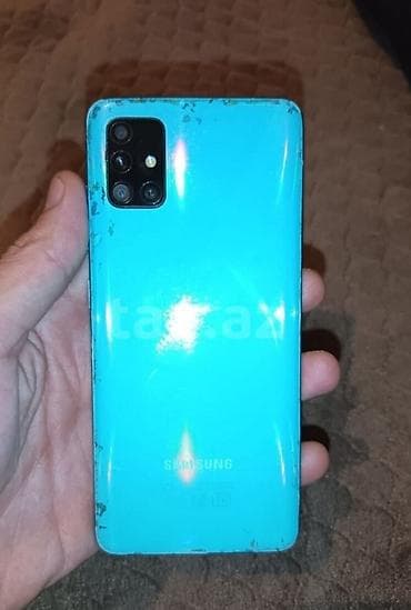 Samsung Galaxy A51, 64 GB, rəng - Göy, Barmaq izi lalafo.az -da Samsung Galaxy A51, 64 GB, rəng - Göy, Barmaq izi