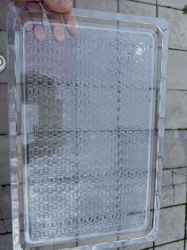 Şəffaf plastik qapaqlı yemək qabı (tray) - Material: şəffaf, sərt lalafo.az -da Şəffaf plastik qapaqlı yemək qabı (tray) - Material: şəffaf, sərt