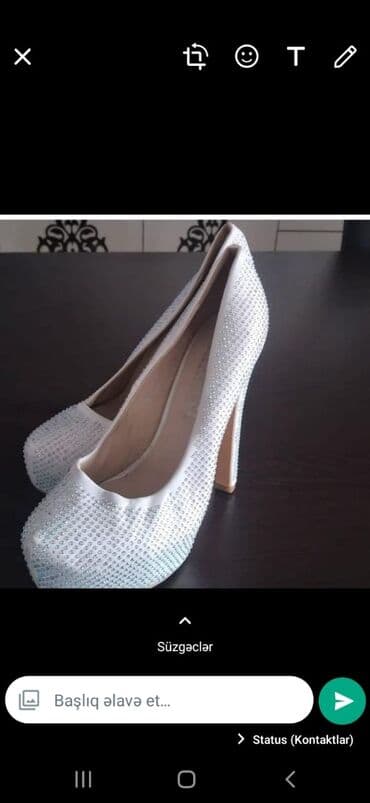 Qadın yüksək daban ayaqqabı dəsti - Modellər: 4 cüt 1) Ağ-sübay ağ lalafo.az -da Qadın yüksək daban ayaqqabı dəsti - Modellər: 4 cüt 1) Ağ-sübay ağ