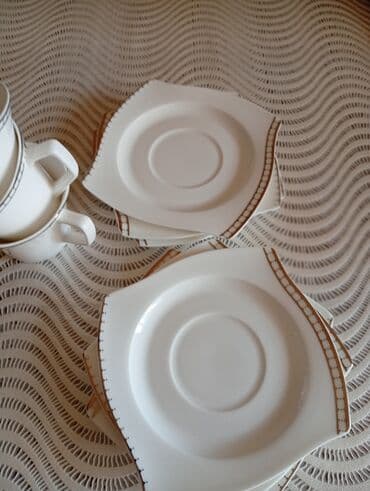 Çay dəsti, rəng - Ağ, Farfor lalafo.az -da Çay dəsti, rəng - Ağ, Farfor