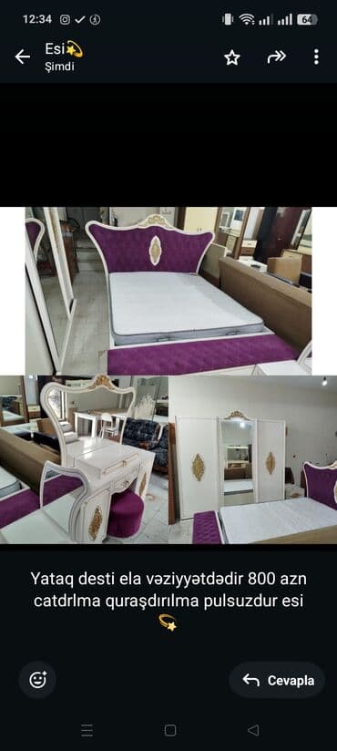 Yataq desti ela vəziyyətdədir 800 azn catdrlma quraşdırılma pulsuzdur lalafo.az -da Yataq desti ela vəziyyətdədir 800 azn catdrlma quraşdırılma pulsuzdur