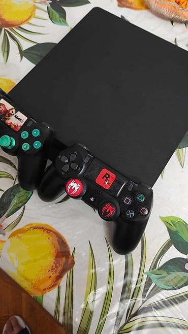 PlayStation 4 Slim 1 tb yaddaş 2 arginal ideal vəziyyətdə pult 1 lalafo.az -da PlayStation 4 Slim 1 tb yaddaş 2 arginal ideal vəziyyətdə pult 1