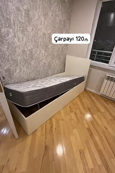 Təknəfərlik çarpayı, Matras ilə lalafo.az -da Təknəfərlik çarpayı, Matras ilə