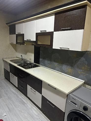 Mətbəx mebeli satılır 300₼. Ölçü 3m. Üzərində qaz moyka aspirator lalafo.az -da Mətbəx mebeli satılır 300₼. Ölçü 3m. Üzərində qaz moyka aspirator