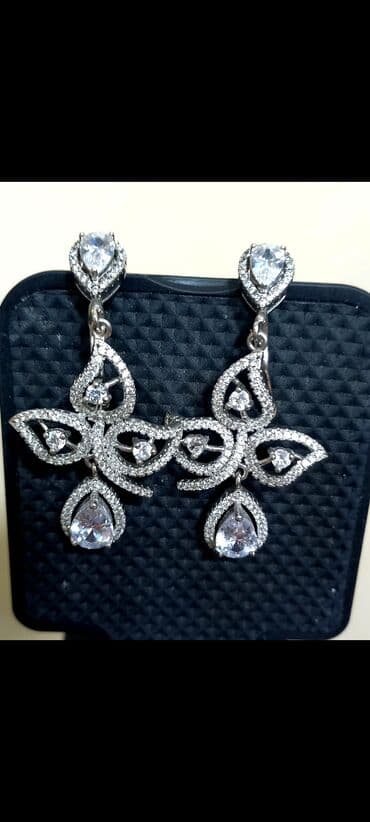 Sırğa, Gümüş, Ödənişli çatdırılma lalafo.az -da Sırğa, Gümüş, Ödənişli çatdırılma