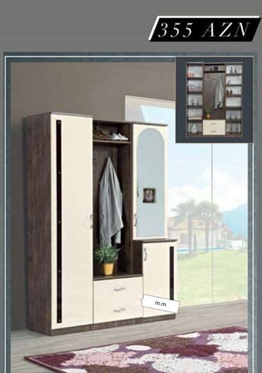 Yeni, Açılan, 3 qapılı Düz dolab, Dəhliz dolabı, Azərbaycan lalafo.az -da Yeni, Açılan, 3 qapılı Düz dolab, Dəhliz dolabı, Azərbaycan