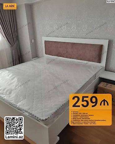 Çarpayı – La Mini - Ölçü: 160 x 200 sm - Mexanizm: Açılmayan, bazasız lalafo.az -da Çarpayı – La Mini - Ölçü: 160 x 200 sm - Mexanizm: Açılmayan, bazasız