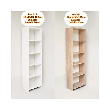 Kitab rəfi – 5 mərtəbəli, şaquli model Ölçülər (hər iki model üçün) lalafo.az -da Kitab rəfi – 5 mərtəbəli, şaquli model Ölçülər (hər iki model üçün)