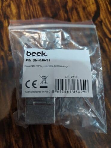 BeeK Сat6 STP Jack Modul beek - турецкая марка модули для патч панели lalafo.az -da BeeK Сat6 STP Jack Modul beek - турецкая марка модули для патч панели