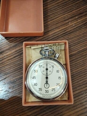 Sovet istehsalı mexaniki xronometr/sekundomer - Korpus: metaldan lalafo.az -da Sovet istehsalı mexaniki xronometr/sekundomer - Korpus: metaldan