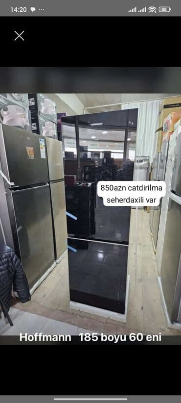 2 qapılı Hoffman Soyuducu Satılır, rəng - Qara lalafo.az -da 2 qapılı Hoffman Soyuducu Satılır, rəng - Qara