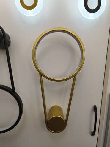 Müasir divar lampası – dekorativ halqalı dizayn - Material: metal lalafo.az -da Müasir divar lampası – dekorativ halqalı dizayn - Material: metal