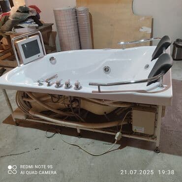 Душевые насадки, лейки: Новый Джакузи ванна С мотором, Самовывоз at lalafo.az — 4 Душевые насадки, лейки: Новый Джакузи ванна С мотором, Самовывоз — 4