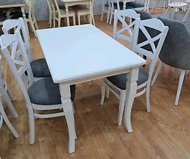 Mətbəx üçün, Dördbucaq masa, 4 stul lalafo.az -da — 5 Mətbəx üçün, Dördbucaq masa, 4 stul — 5