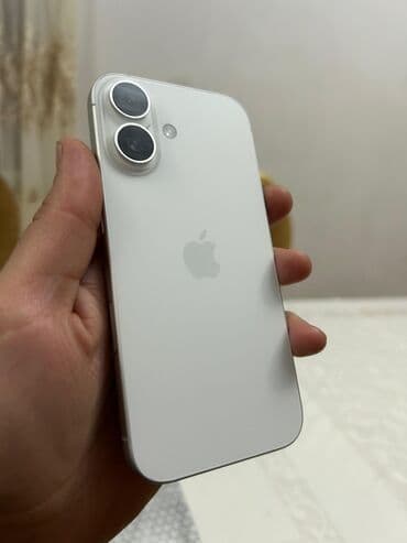 IPhone 16, 256 GB, White Titanium, Face ID lalafo.az -da IPhone 16, 256 GB, White Titanium, Face ID