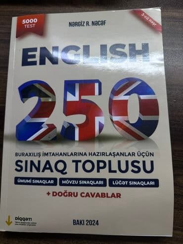 Məhsul: “English 250 – Buraxılış imtahanlarına hazırlaşanlar üçün lalafo.az -da Məhsul: “English 250 – Buraxılış imtahanlarına hazırlaşanlar üçün