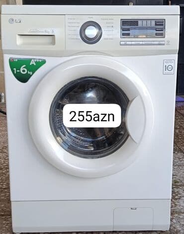Paltaryuyan maşın LG, 6 kq, Avtomat, Qurutmasız lalafo.az -da Paltaryuyan maşın LG, 6 kq, Avtomat, Qurutmasız