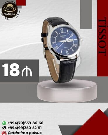 Yeni, Qol saatı, Tissot, rəng - Qara lalafo.az -da Yeni, Qol saatı, Tissot, rəng - Qara