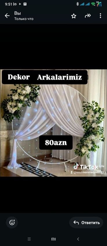 Dekorlar 80azn lalafo.az -da Dekorlar 80azn