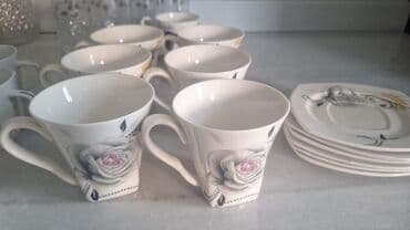 Çay dəsti, rəng - Ağ, Keramika lalafo.az -da Çay dəsti, rəng - Ağ, Keramika