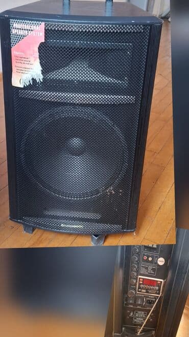 Portativ Aktiv Səsgücləndirici – 100W Az işlənmiş Mikrofonu da var lalafo.az -da Portativ Aktiv Səsgücləndirici – 100W Az işlənmiş Mikrofonu da var