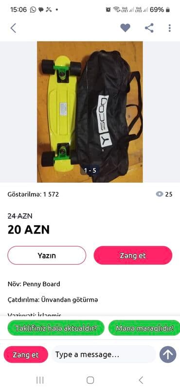 Yenidir istifade edilməyib öz qiyməti 250 azn dır 180 satilıq son lalafo.az -da Yenidir istifade edilməyib öz qiyməti 250 azn dır 180 satilıq son
