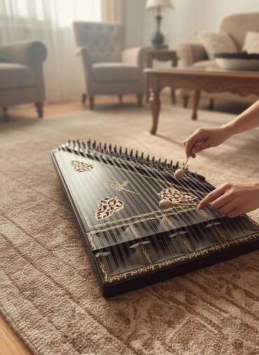 Kanon/Qanun musiqi aləti, az istifadə olunub, çox riçaklıdır türk lalafo.az -da Kanon/Qanun musiqi aləti, az istifadə olunub, çox riçaklıdır türk